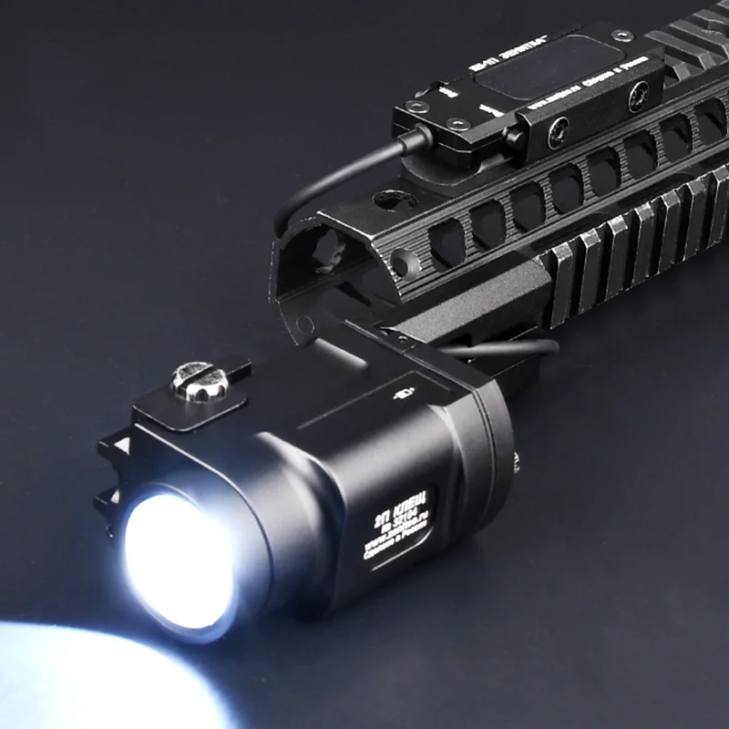 Imagem -02 - Wadsn-lanterna Tática de Metal Strobe Led Ak-sd Luzes de Armas com Interruptor Poderoso Rifle de Caça K2p Klesch 2p Ar15 Ar15