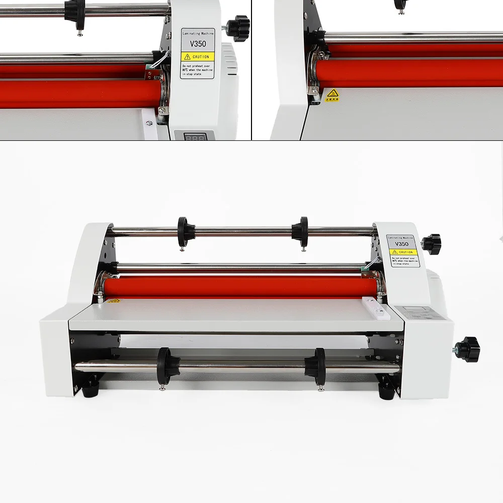 

V350 Type Laminating Machine W/ Electronic Temperature Control and Laminating Machine for Both Hot and Cold Laminating