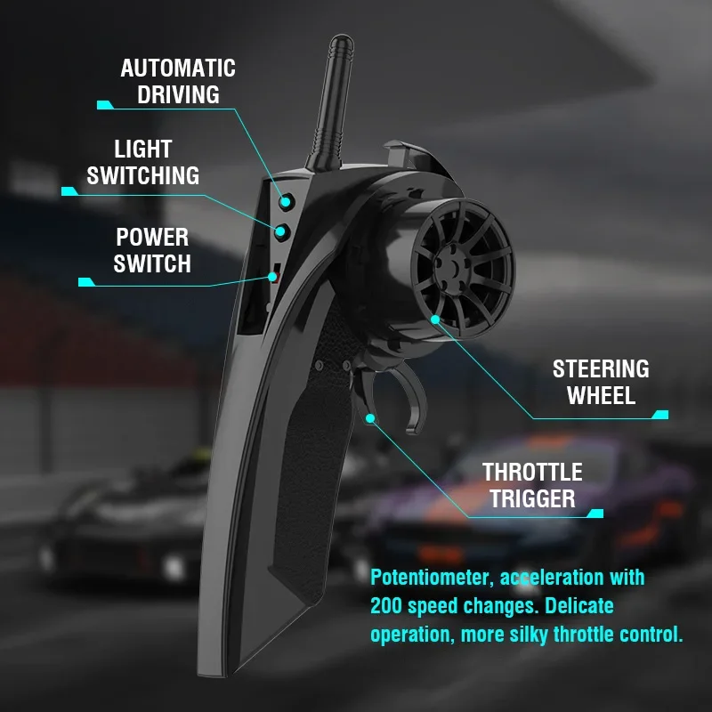 1/14 duży zdalnie sterowany samochód do driftu 2.4G 50km/h szybki elektryczny RC Racing Supercar zabawki dla chłopców prezent urodzinowy dla dzieci