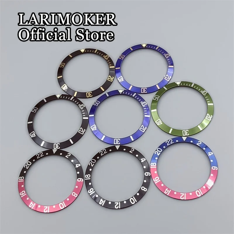 LARIMOKER High Quality 38mm Titanium Bezel Insert Fit 40mm Watch Case