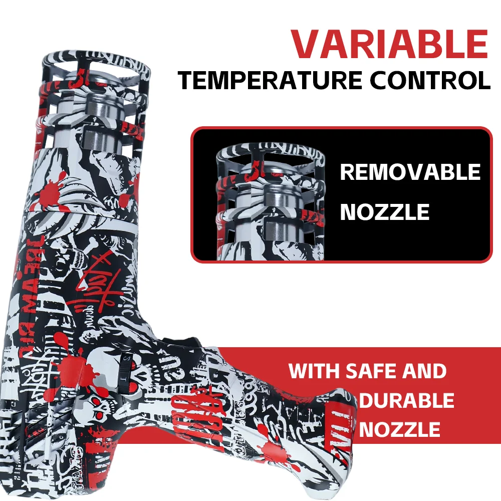 Picture 5: 220V Graffiti Hot Air Gun Temperatures Adjustable Display Real time Temperature Car Film Shrink Wrapping With Anti scaled Cover