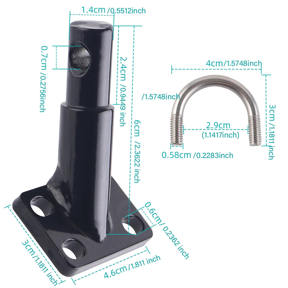 رفوف خلفية للدراجة، وصلة وصلة مقطورة من الفولاذ، محول وصلة مقطورة عالمي للأطفال/الحيوانات الأليفة عالي الجودة بديل للدراجة #5