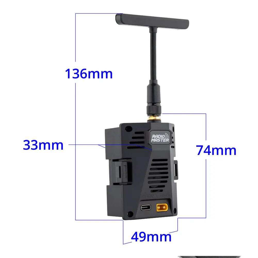 RADIOMASTER Ranger Micro 2.4GHZ ELRS Module 1W for TX16S TX16S MkII TX12 TX12 MkII