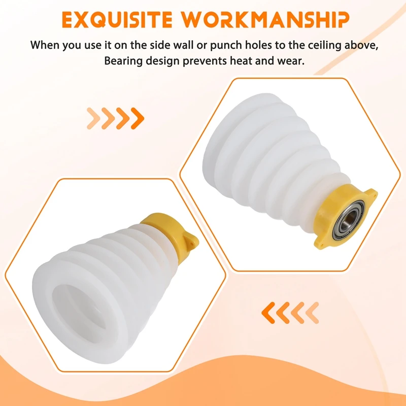 PORK-Drill Dust Collector Drill Dust Cover Rubber Scalable Drill Dust Cover Collector For Ceiling Electric Hammer Dust Bowl