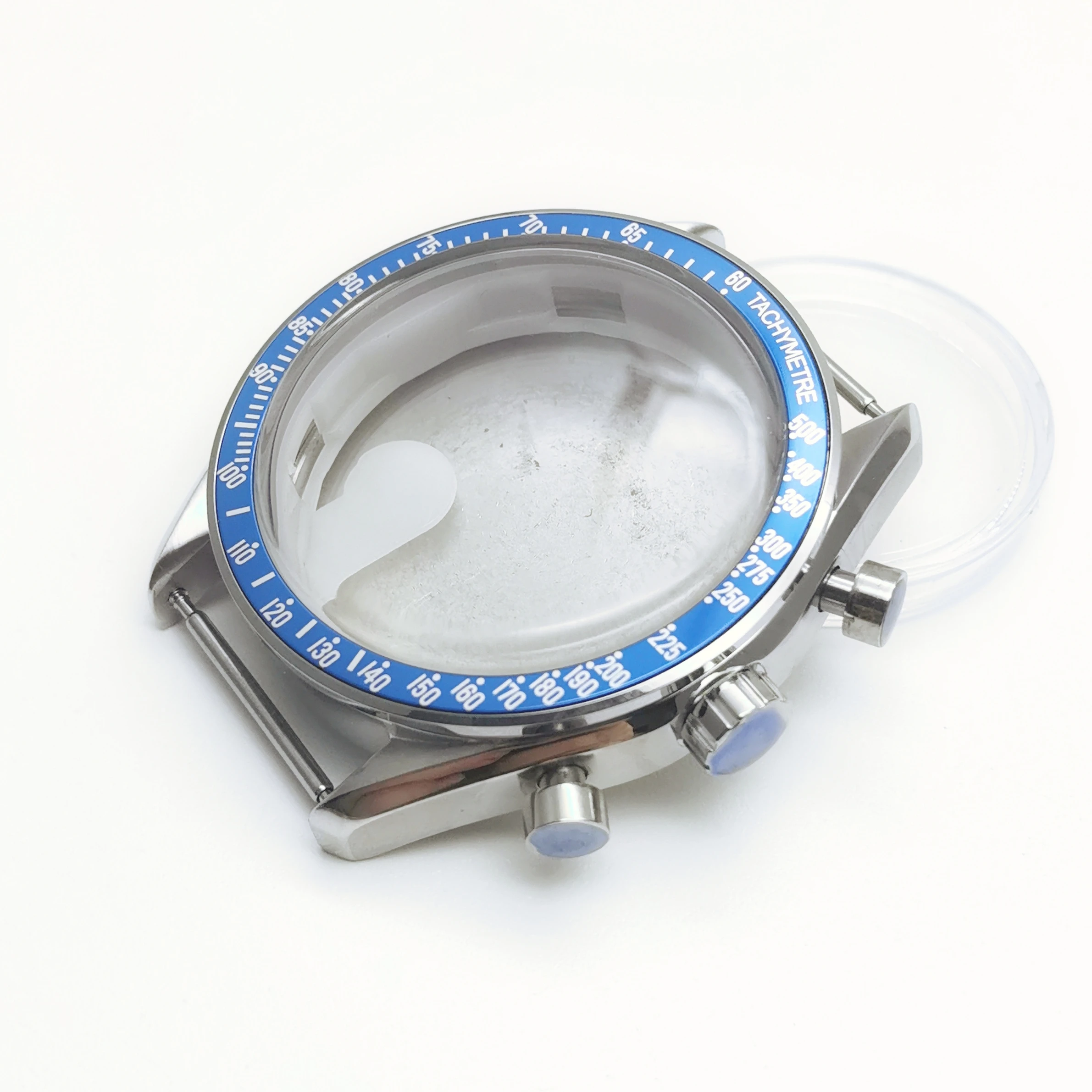 40MM Watch Case Stainless Steel Fit vk63 vk64 vk67 quartz Movement