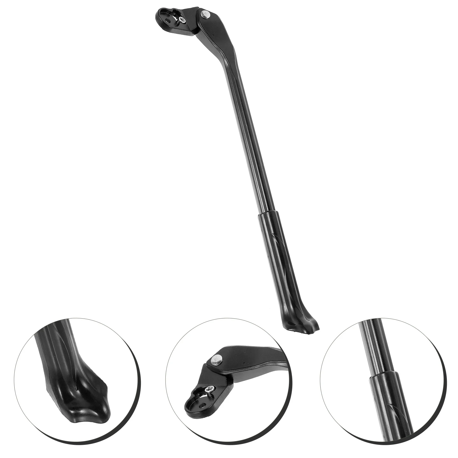 Bike Kickstand Wear-Resistant Metal Adjustable Non-Slip Feet Replacement Bike Stand for Mountain Bicycle Support