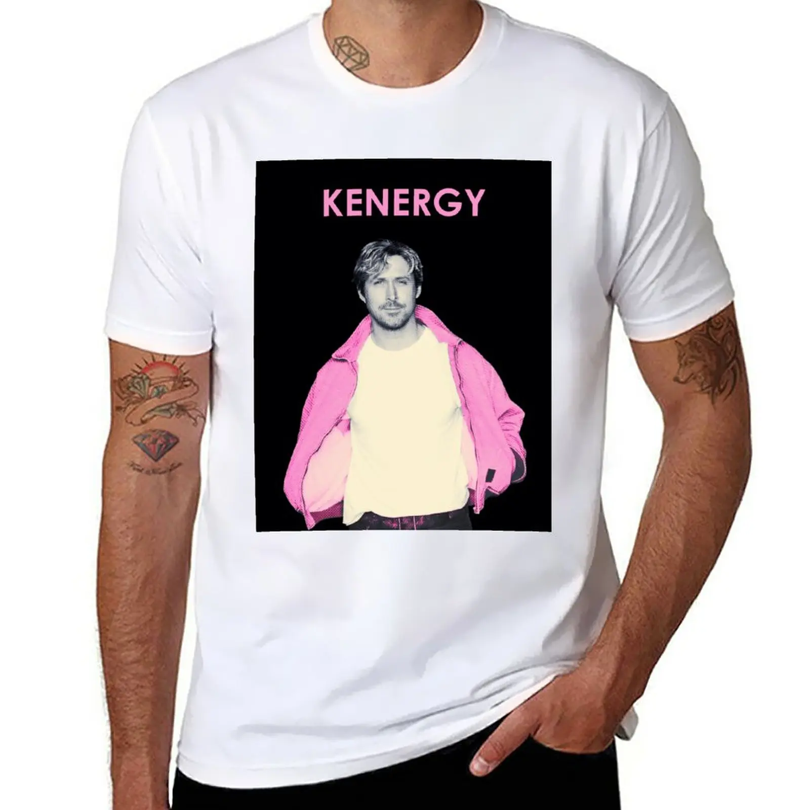 

New ryan gosling kenergy T-Shirt Oversized t-shirt hippie clothes custom t shirts mens t shirt graphic