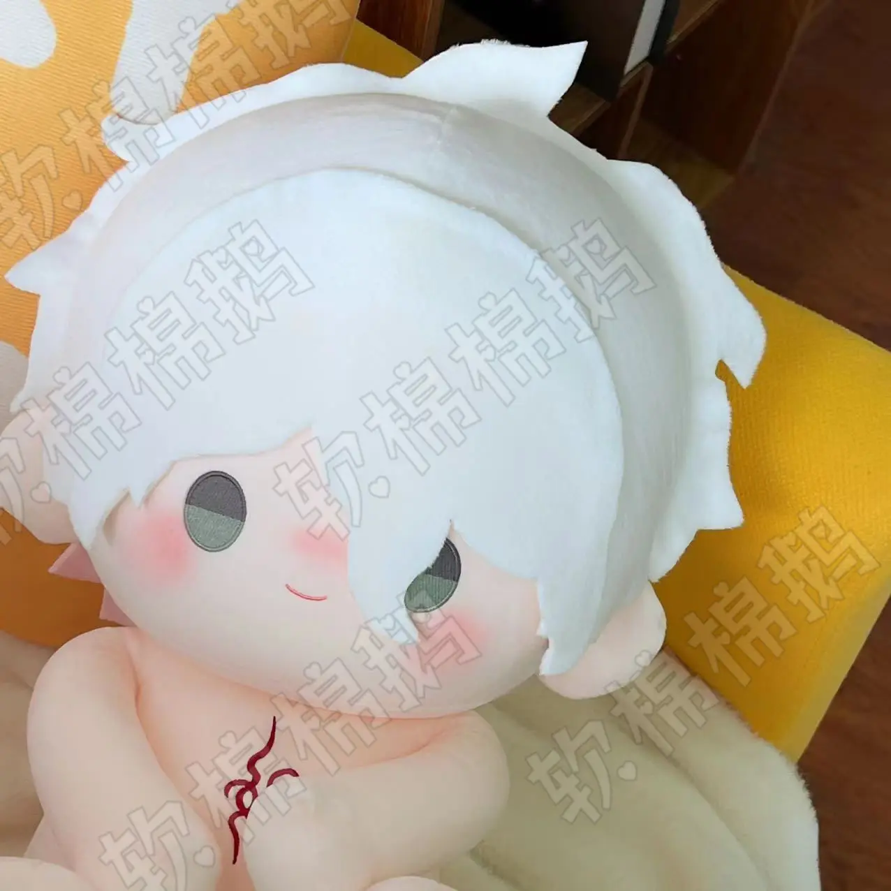 2025 New Anime Danganronpa Nagito Komaeda Cosplay 40CM Cute Cotton Plushie Figure Stuffed Pillows Christmas Gifts Boys Girls