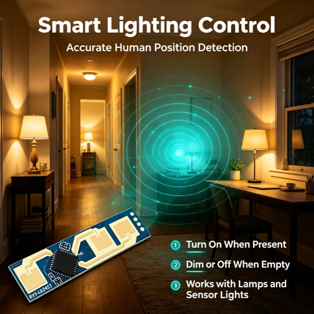 24GHz mmWave Sensor LD2453 for Real-Time Human Positioning and Presence Detection in Commercial and Residential Spaces