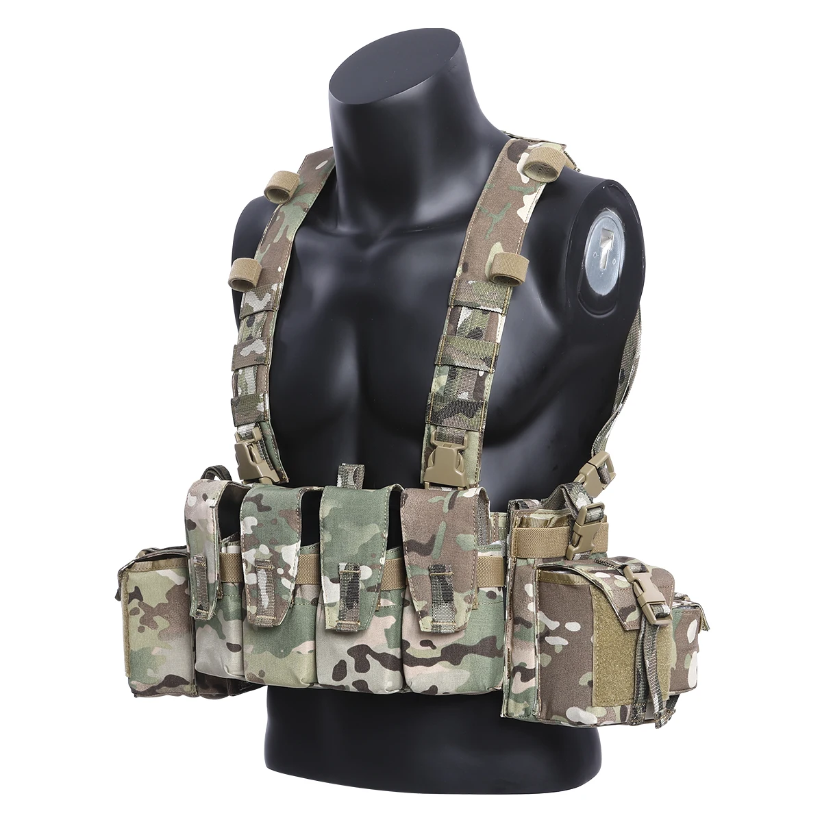 

PTG Light Weight Bandoleer Cartridge Holder Outdoor Chest Rig Hunting Accessories Magazine Pouch Tactic Vest