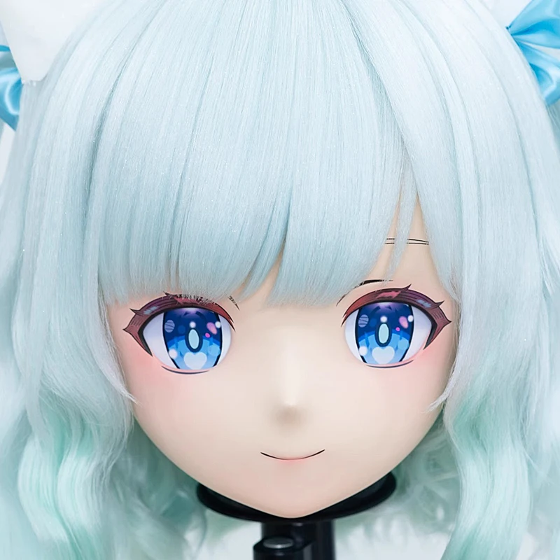 تخصيص كامل عقال قفل الراتنج تأثيري كروسدريس دمية BJD أقنعة اليابانية Animego شخصية تأثيري للجنسين أقنعة Kigurumi