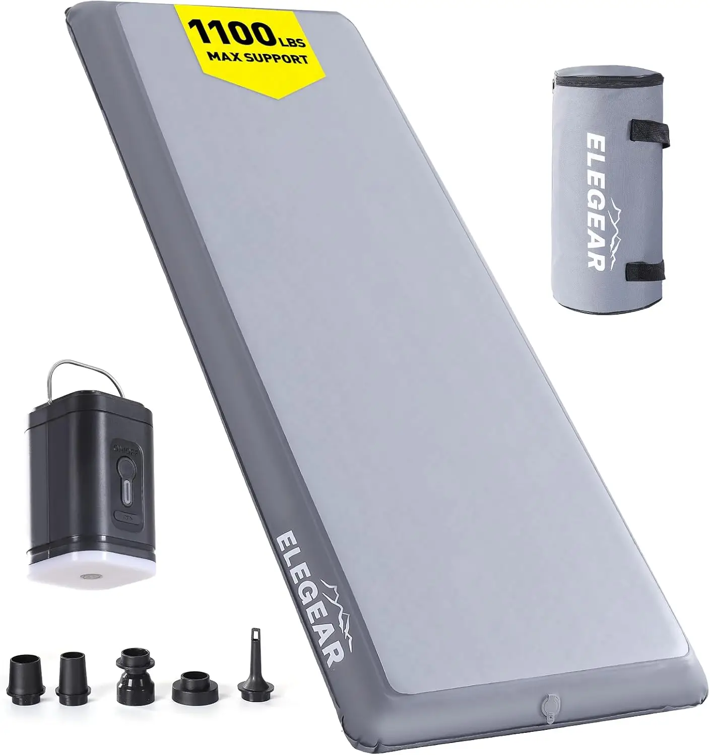 

Надувной матрас для кемпинга 4 дюйма, ультратолстый, с электронасосом, выдерживает нагрузку до 500 кг, для кемпинга, походов, палаток, дома, автомобиля, путешествий