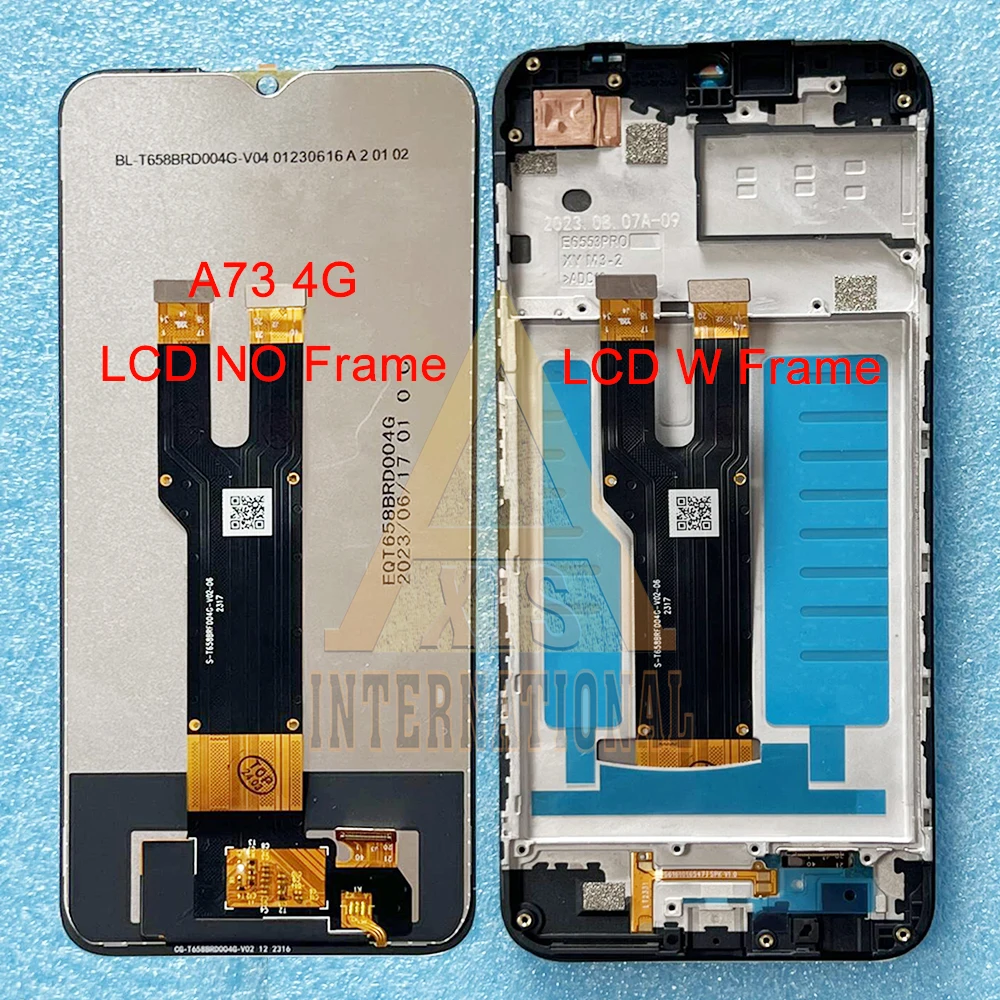 

Original For ZTE Blade V50 Smart LCD 7060 LCD Display Screen Frame Touch Panel Digitizer For ZTE Blade A73 LCD A73 4G 7060