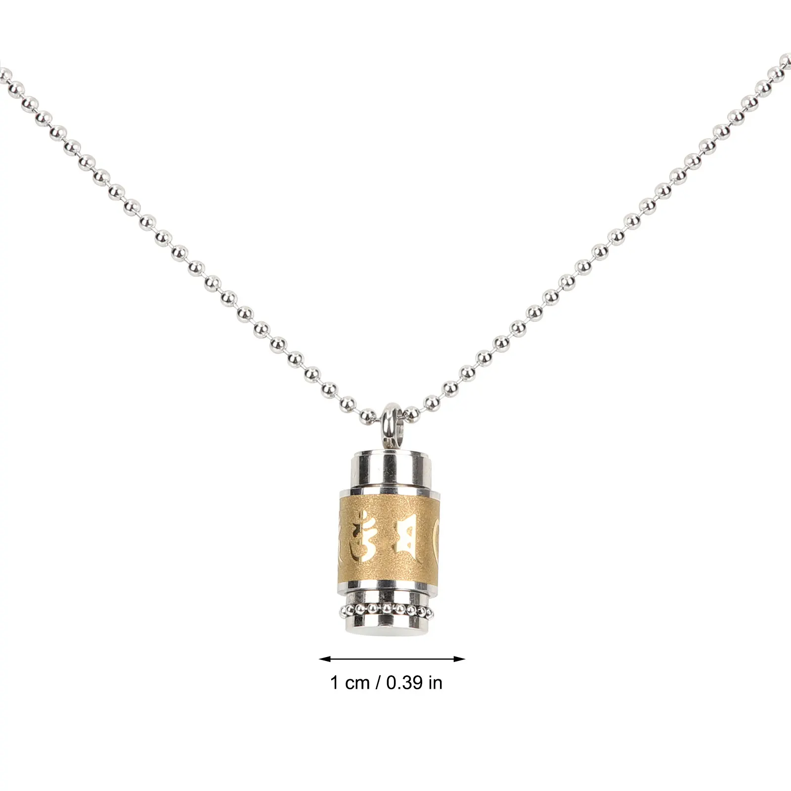 

Urn Necklace No Deformation Keepsake Ashes Fashion Memorial Pendant Urns Stainless Steel