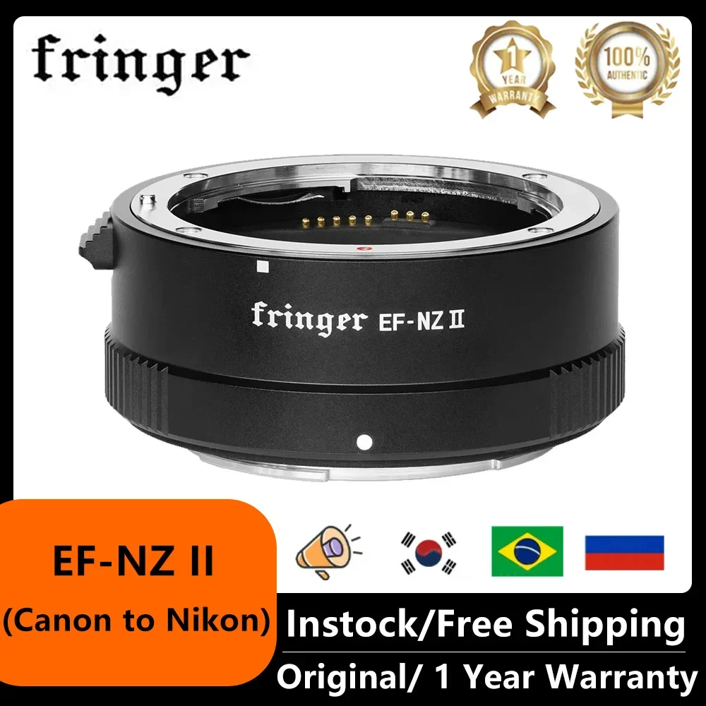 

Fringer EF-NZ for Canon to Nikon Lens Adapter Auto Focus Ring Canon EF Lens to Nikon Z6II Z7II Z7 Z6 Z5 Z50 ZFC Z9 Z8 Cameras