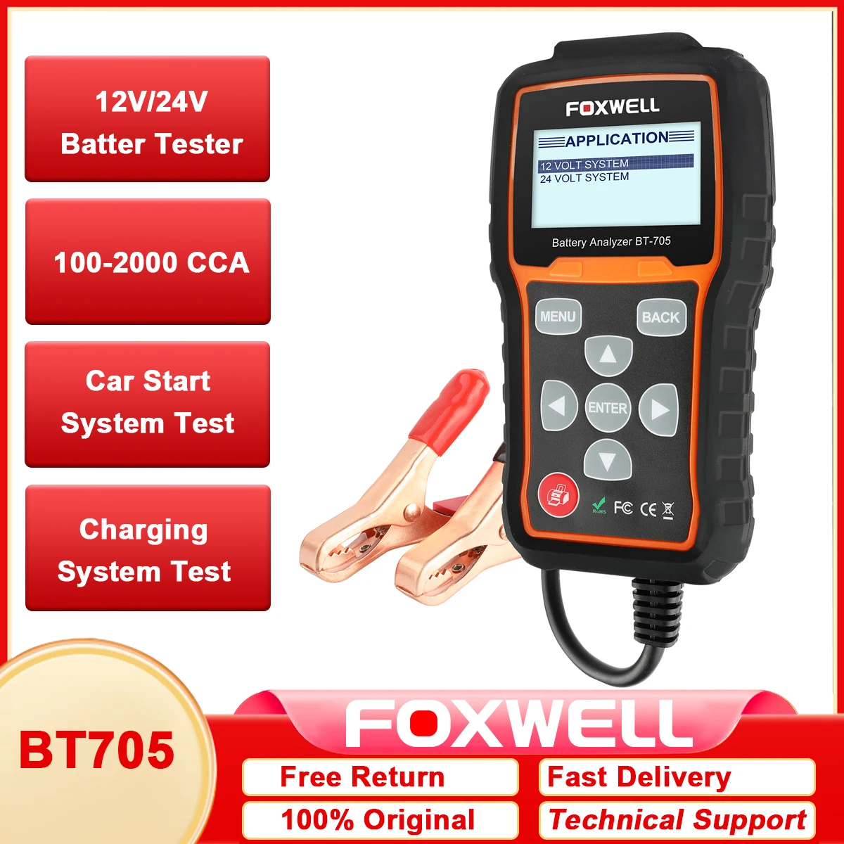 Foxwell 12V Car Bat…