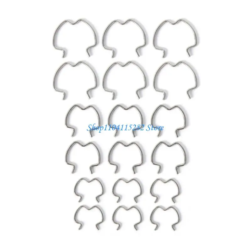 

800-801 18Pcs Hose Clamp Set For Vehicle Cooling Systems Effortless Easy Assembly Quick Connector Clip