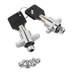 Motorcycle Hard Saddlebags Locks Keys Set For Harley Road King Electra Street Glide Touring Models 2014 -2023