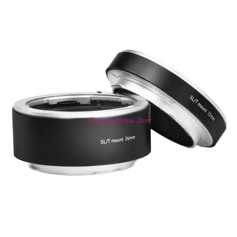 

Interchangeable 12mm 24mm Metal Extension Tube Photography Tube Adapter Mount 77JC