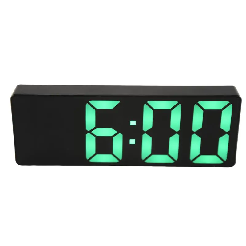 

Будильник ABIJ, светодиодные часы для спальни, электронные настольные часы с дисплеем температуры, регулируемая яркость