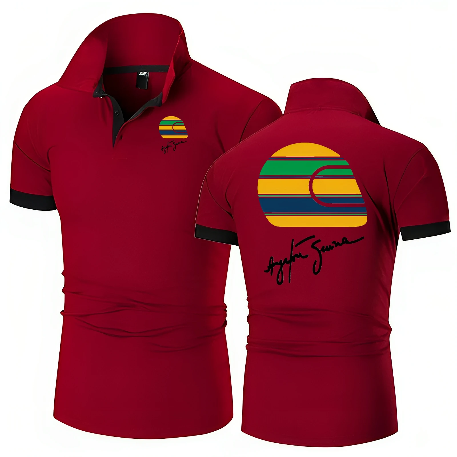 ayrton-senna-hall-of-fame-camisa-polo-manga-curta-verao-lapela-confortavel-solto-tamanho-grande-meia-manga-camisas-polo-tops