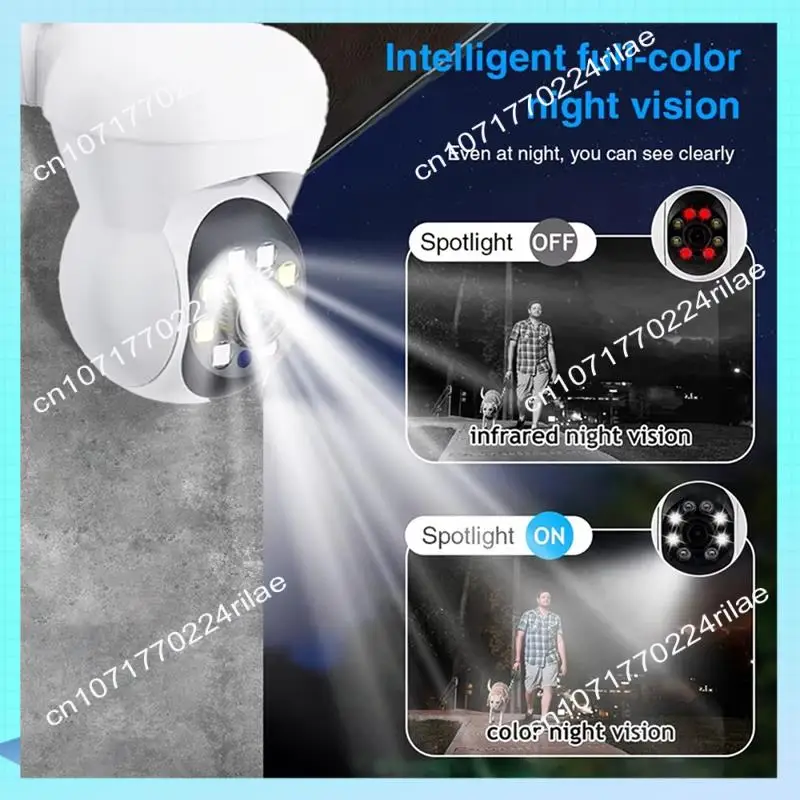 A17Z 4X デジタルズーム 8MP Wifi カメラ屋外ワイヤレスセキュリティ監視 PTZ カメラ人間追跡双方向 ACCTV