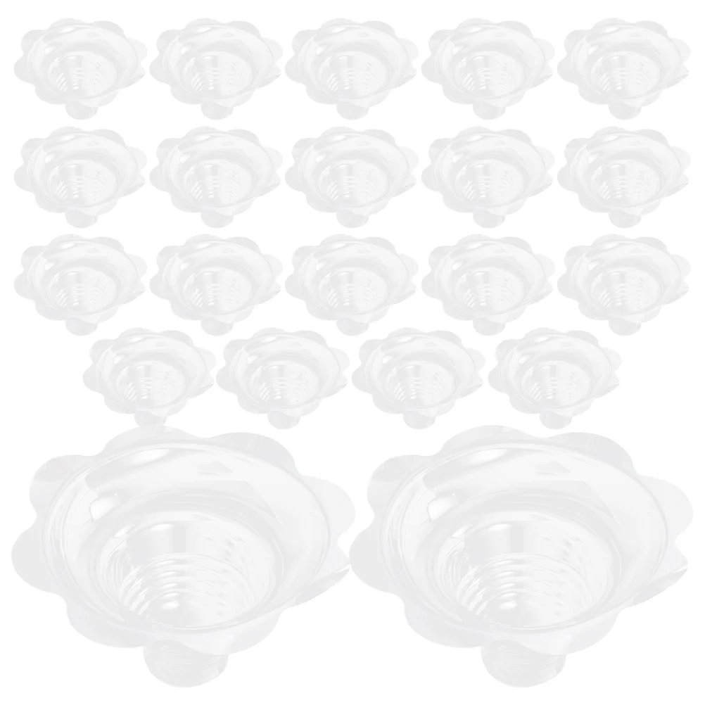 

20 шт. чашки одноразовые чашки для мороженого премиум-класса из материала для домашних животных многофункциональные держатели для десертов для вечеринок, свадеб