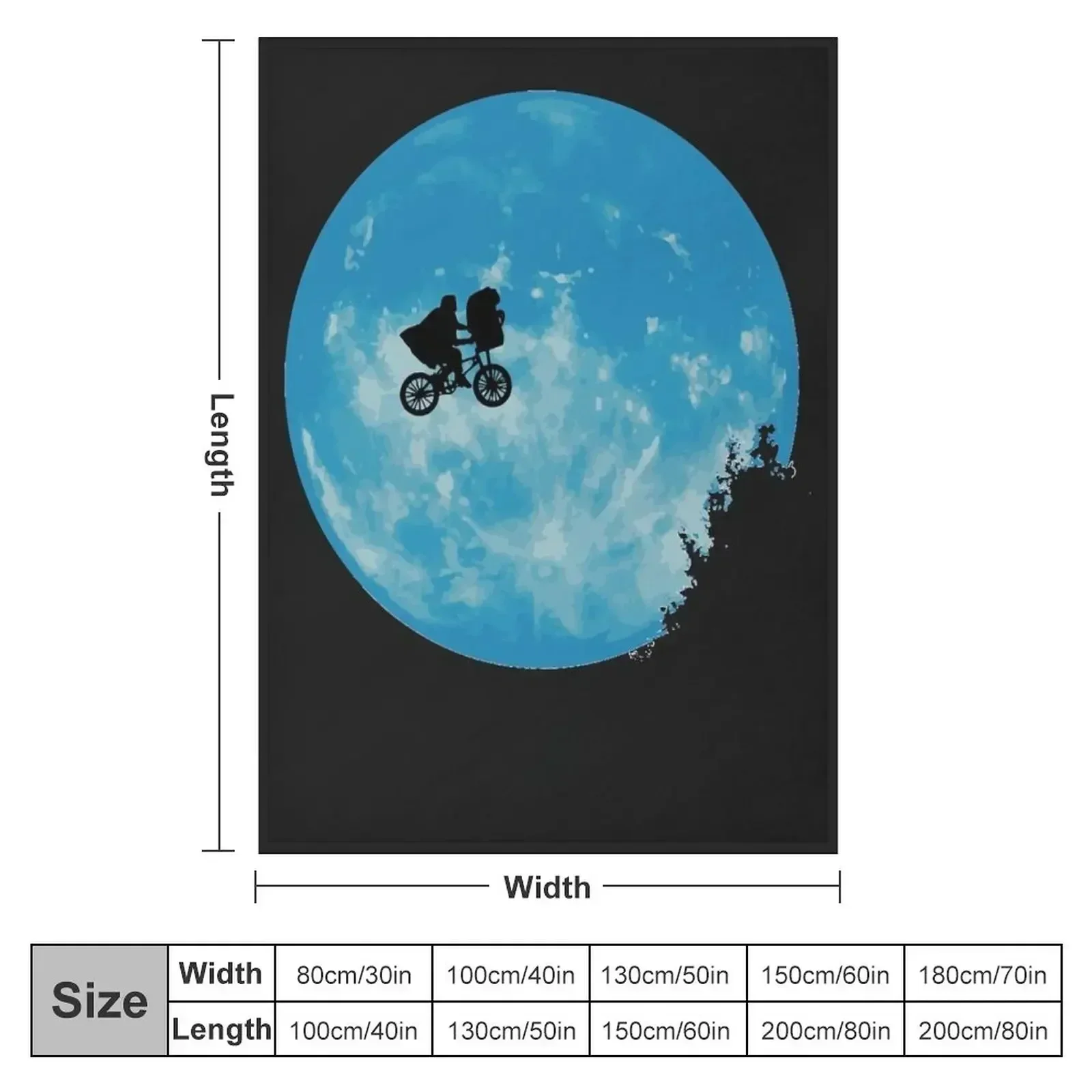 E T The Extra Terrestrial Throw Blanket For Decorative Sofa Flannel Fabric For Baby Camping Blankets