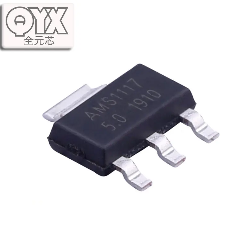 10PCS/LOT NEW ORIGINAL AMS1117-5.0V AMS1117-5.0 SOT-223