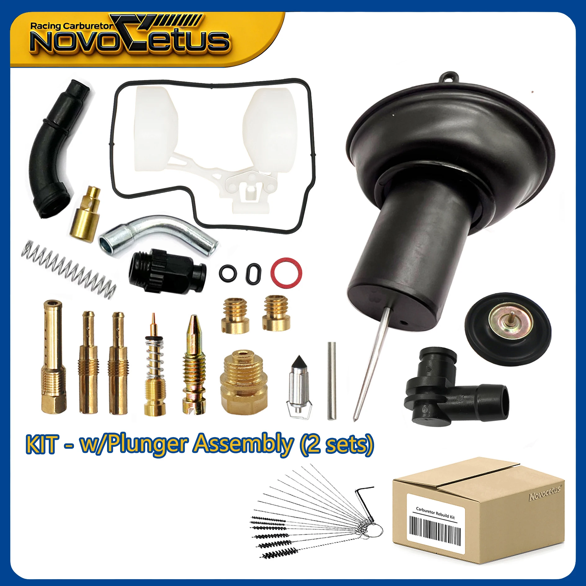 

[NovoCetus] Fit for Honda VLX400 VLX600 Steed 400/600 Motorcycles NV400CC Carburetor Parts (Select Kit/Part)