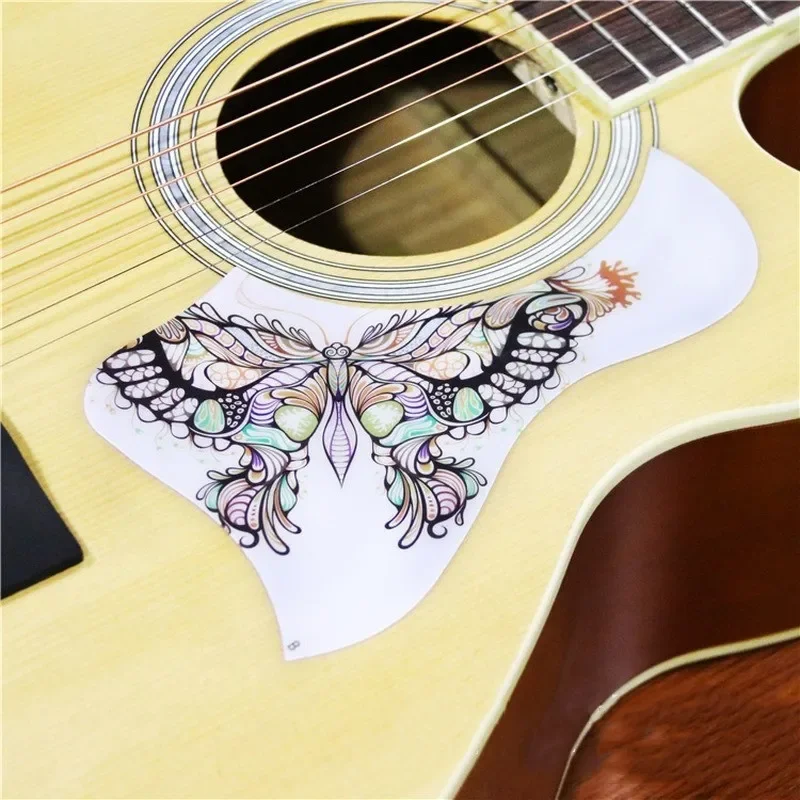 1Pcs Folk Acoustic Guitar Pick Guard Guitar Panel Protection Self-adhesive Sticker for Acoustic Guitar Accessories