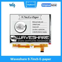 Waveshare 9.7inch E-Ink raw display with parallel port for Raspberry Pi 2B/3B/3B+/Zero/Zero W 1200x825 resolution