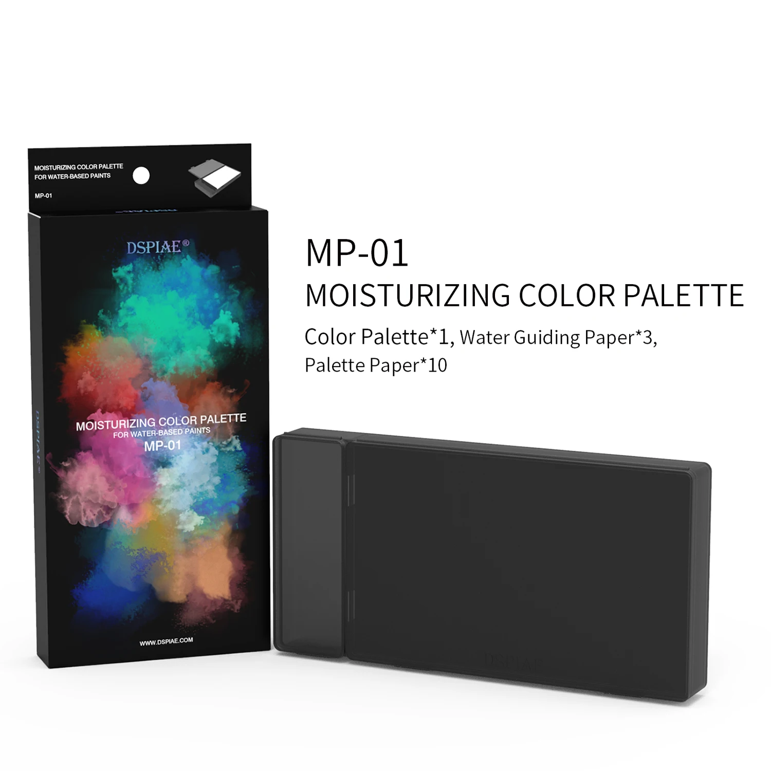DSPIAE MP Series Moisturizing Color Palette For Water-Based Paints  Moisture-Retaining Palette For Acrylic Paints