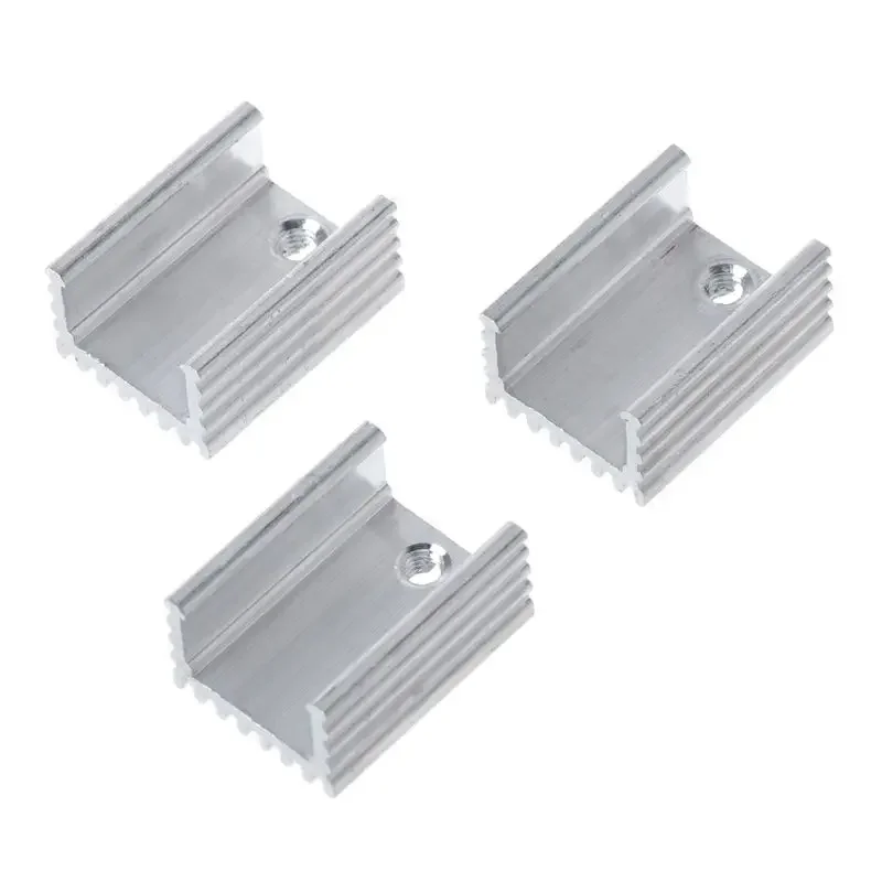 Aluminium TO-220 Heatsink TO 220 Heat Sink Transistor Radiator TO220 Cooler Cooling 20x15x10MM