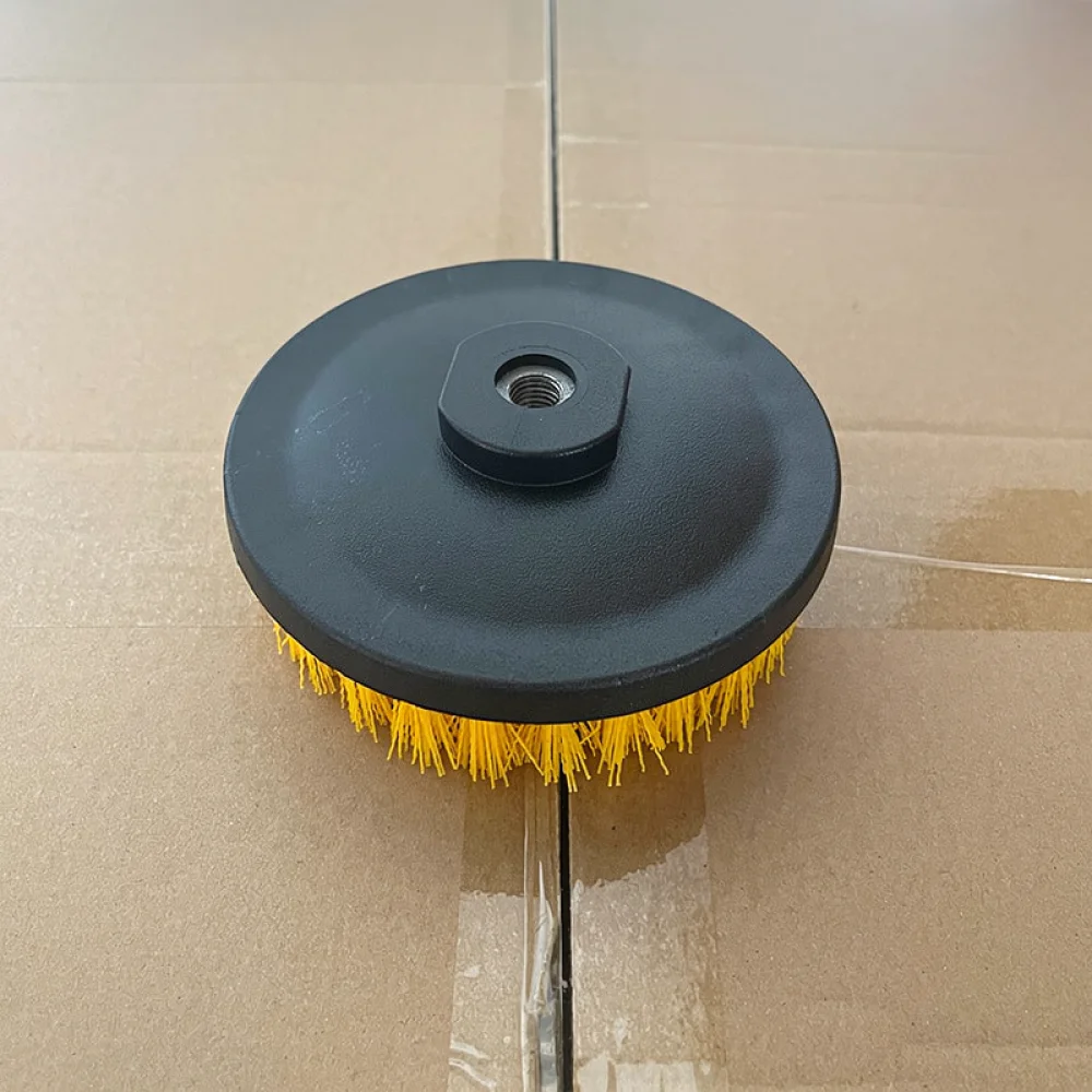 Professional M10 1 25 Round Nylon Brush Attachment For DACO Grass Trimmer For Home Floor Bathroom Corner Gap Deep Cleaner