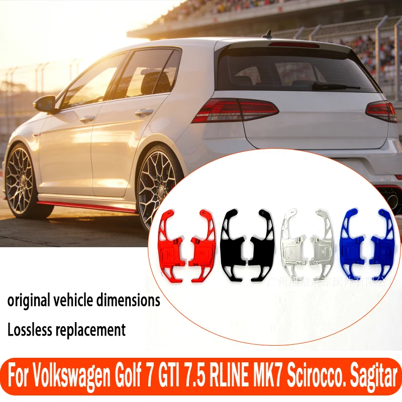 For Volkswagen Golf 7 GTI 7.5 RLINE MK7 Scirocco. Sagitar paddle shift steering wheel modification