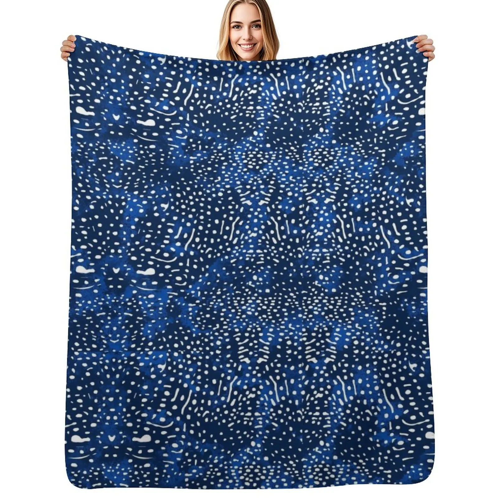 

Whale Shark Skin Design Throw Blanket Soft Warm Blanket Gift for Men Women Adults