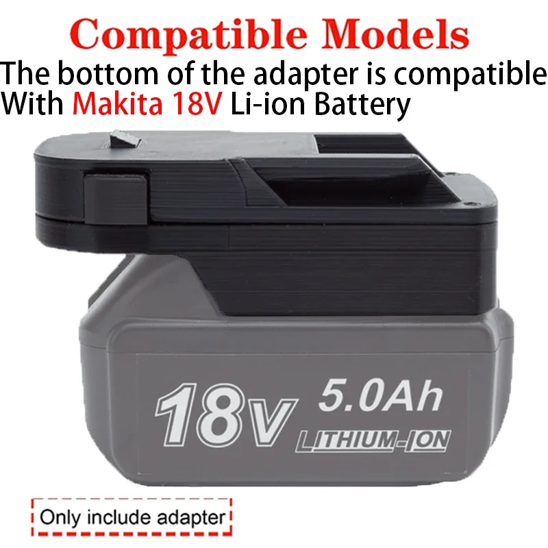 Battery Adapter for Makita 18V to AEG RIDGID 18V Li-Ion Battery Adapter Compatible with RIDGID Cordless Tools Electric Drill