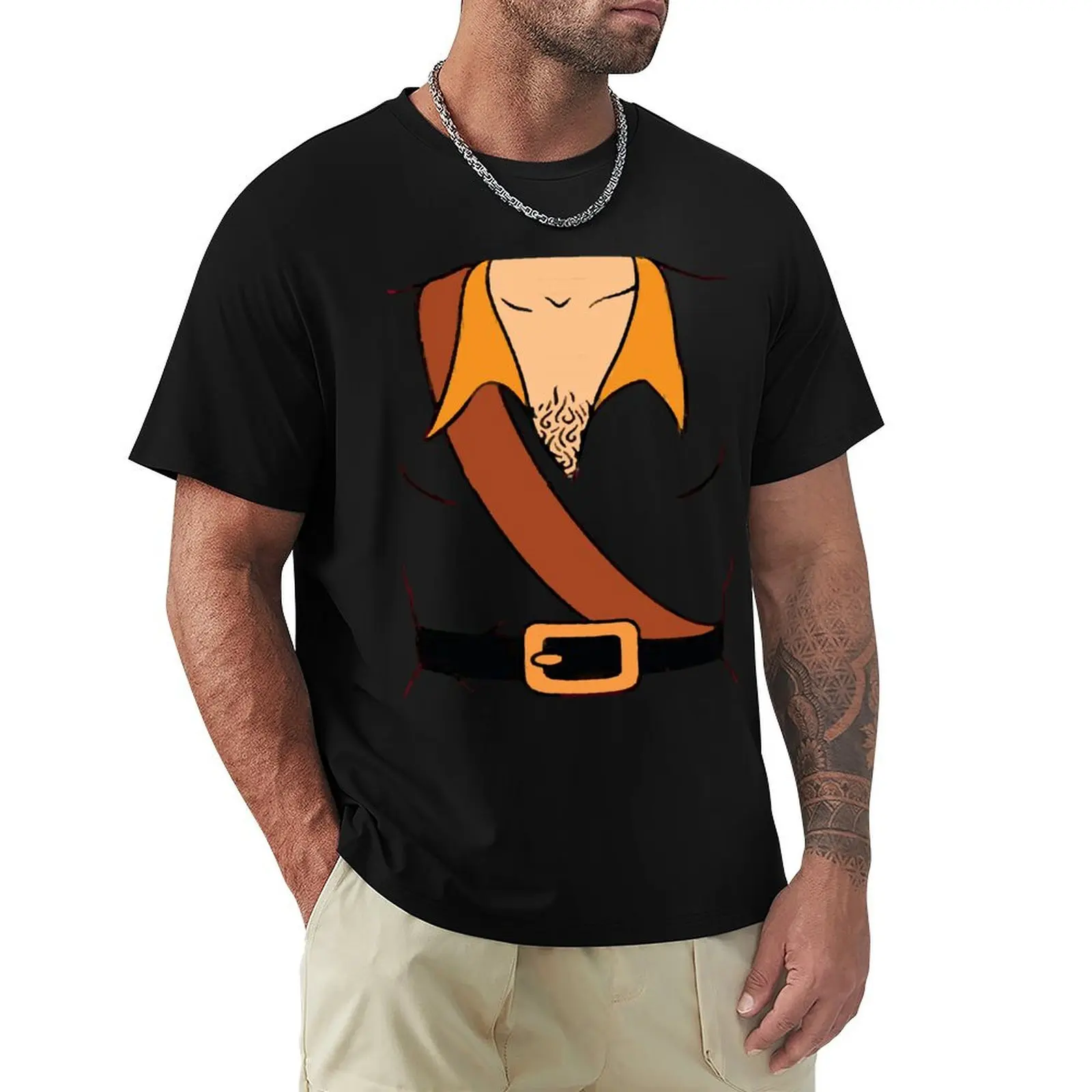 Gaston T-Shirt Comfortable Basic Crew Neck Tee