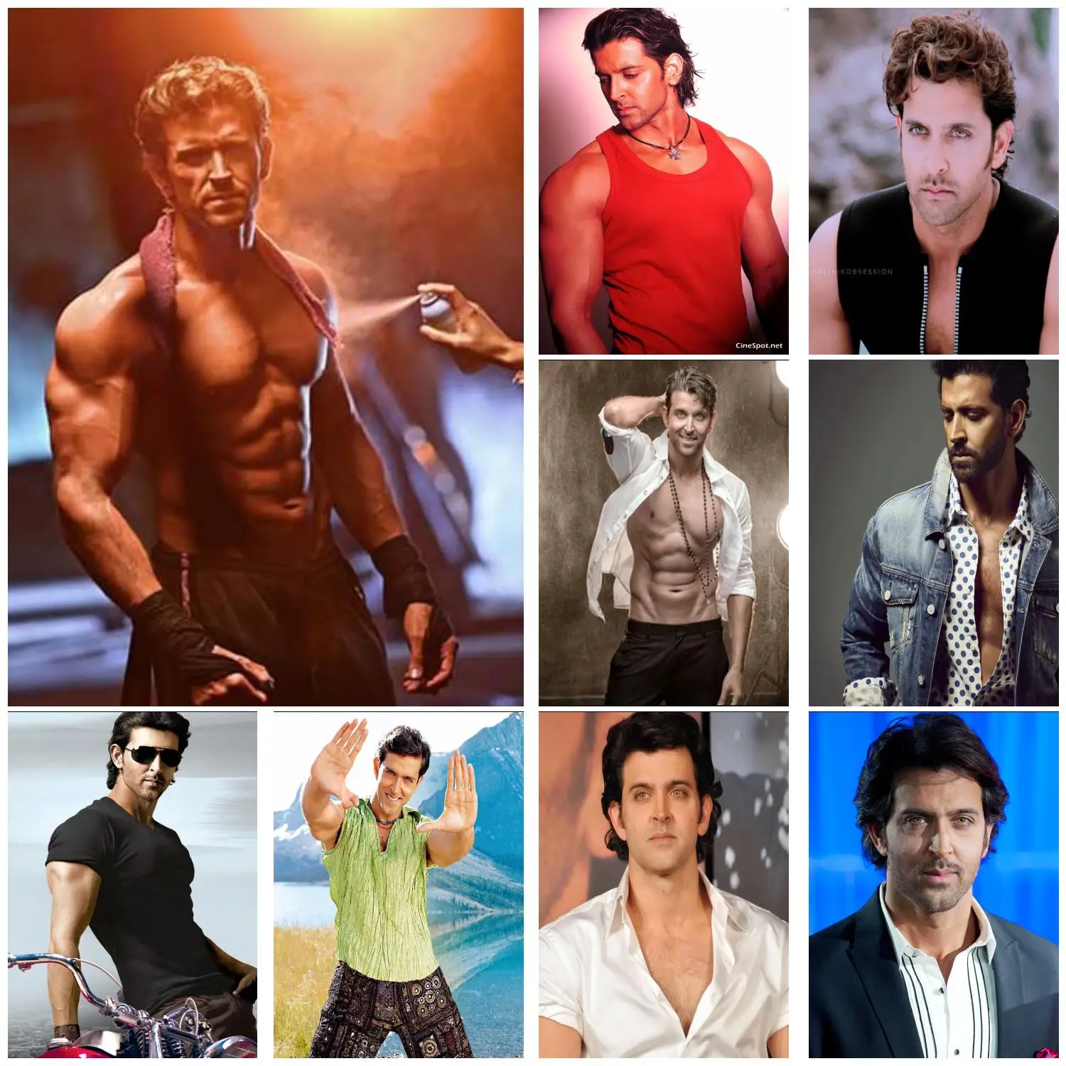 hrithik roshan actor Poster Prints Wall Art Canvas Painting Poster For Modern Family Living Room Home Decor