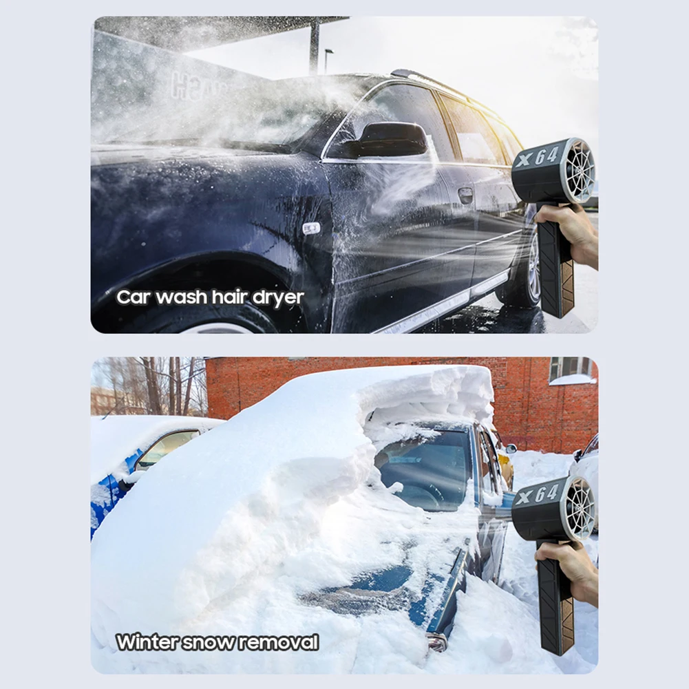 X64 توربو مروحة نفاثة 64 مللي متر فرش السيارات سيارة العنيفة منفاخ مروحة القناة 8000mAh جت توربو منفاخ لوحة مفاتيح الكمبيوتر منفاخ الهواء 1400 جرام #6