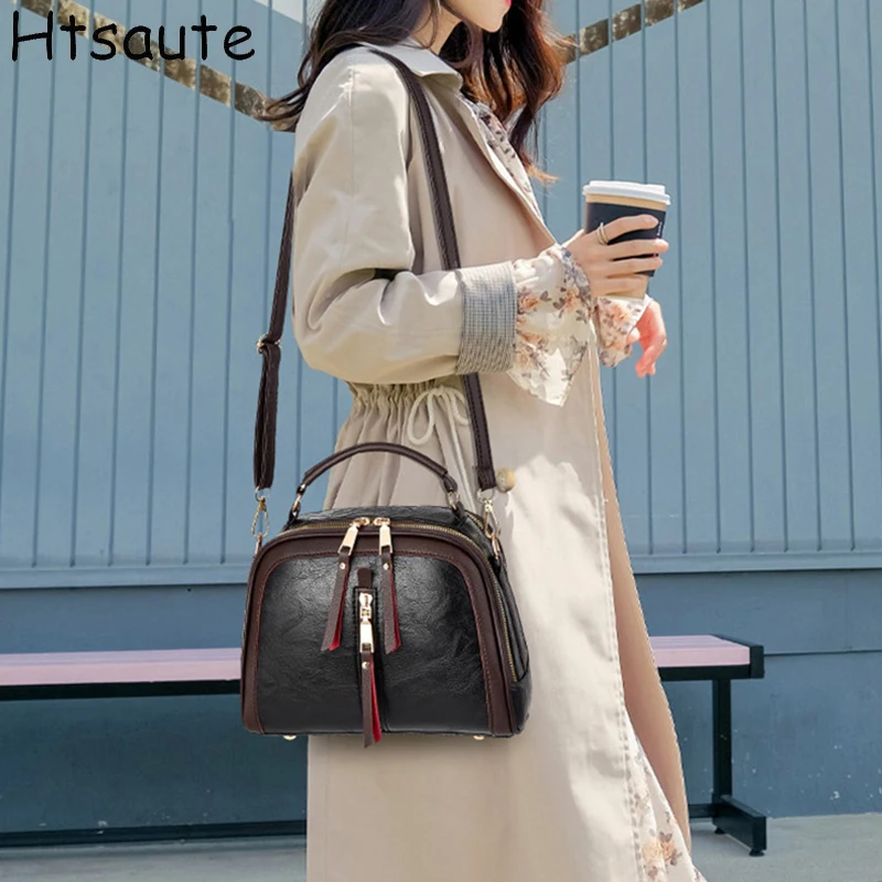 

Mini Fashion Women Tote Bags Vintage Crossbody Bag Trendy PU Shoulder Bag Women's Casual Handbag & Phone Purse pouch