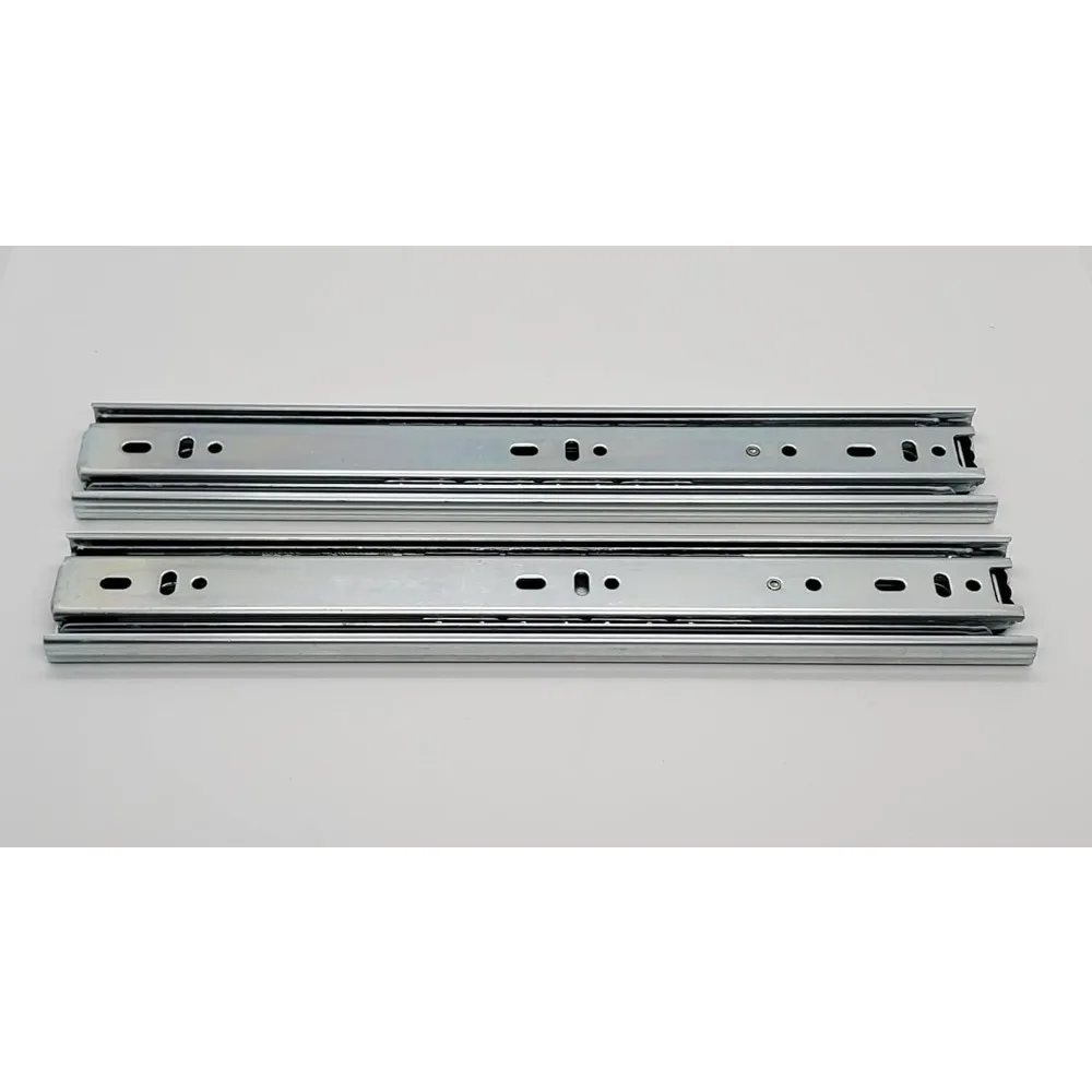 Guide per cassetti con cuscinetti a sfera a estensione totale - nominale di 100 libbre, 20 set neri, 10 paia per soluzioni di archiviazione durevoli