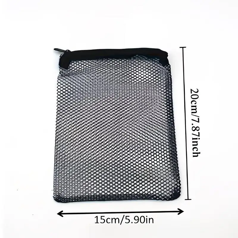 10 Pcs Zippered Aquarium Filter Media Bags Fine Mesh Reusable No Leakage for Fresh Salt Water Fish Tank Filtration System