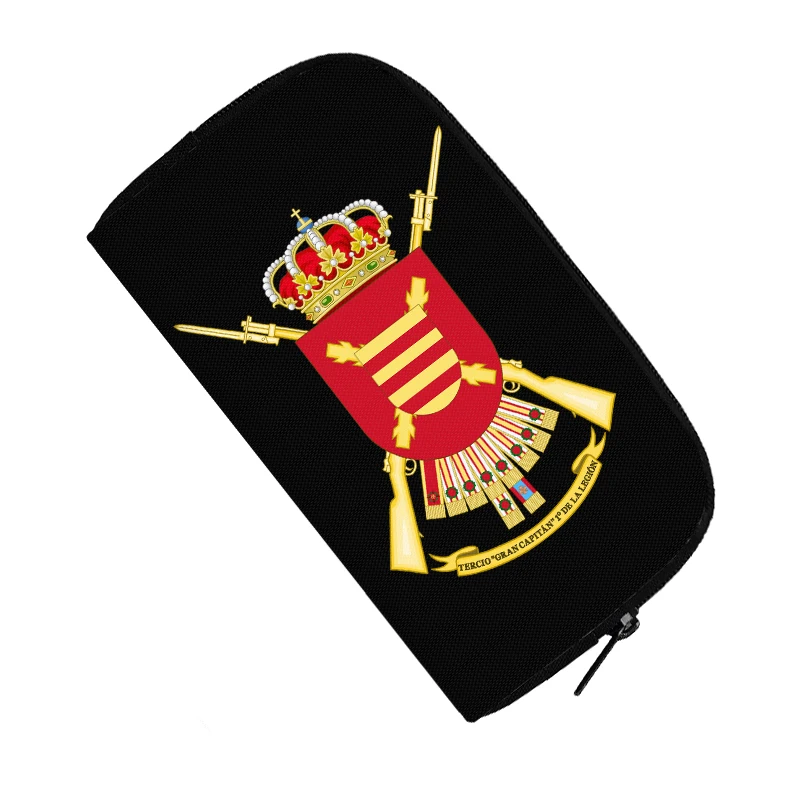 Spanish Legion Espanola Flag Wallet Navy Armada Women Money Bags Phone Credit Card Casual Holder Coin Bag Long Purses Gift