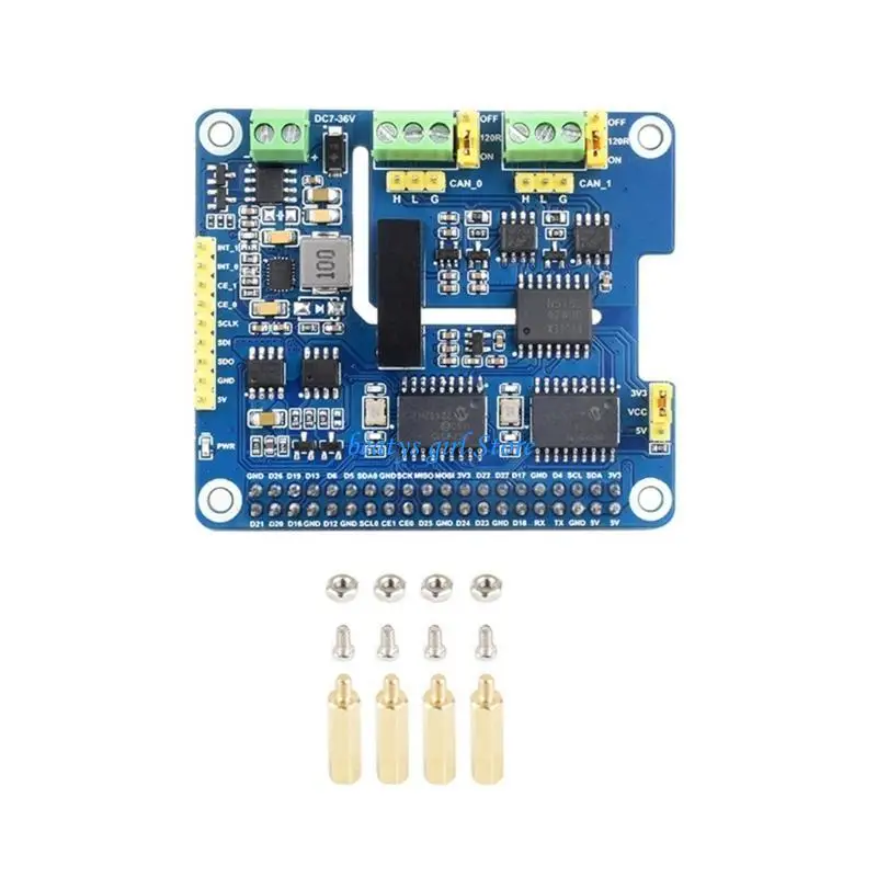 placa expansión bus CAN aislada C7AB 2 canales garantiza comunicación segura y estable