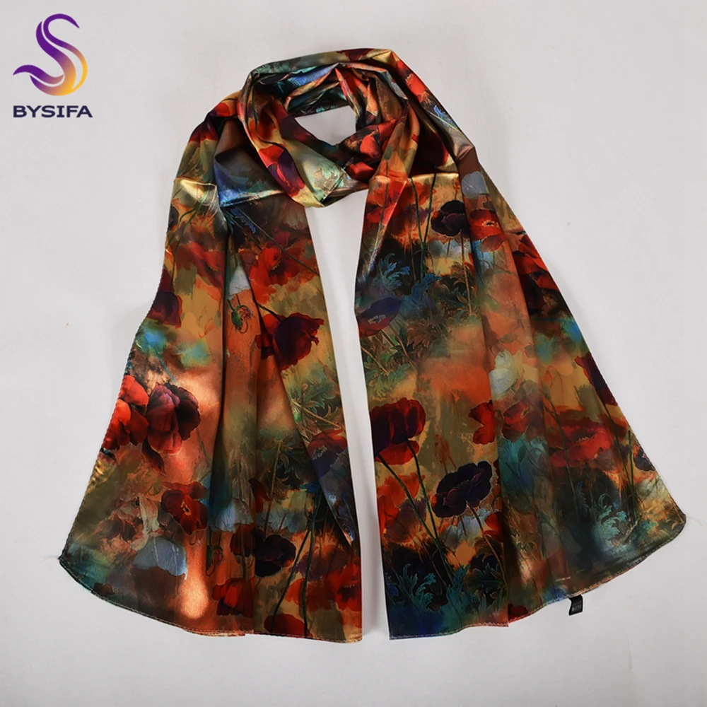 Sciarpe rosa da donna avvolge New Lily Large Square Women sciarpa di seta Cape 160*70cm High Top autunno inverno sciarpa da collo in seta femminile