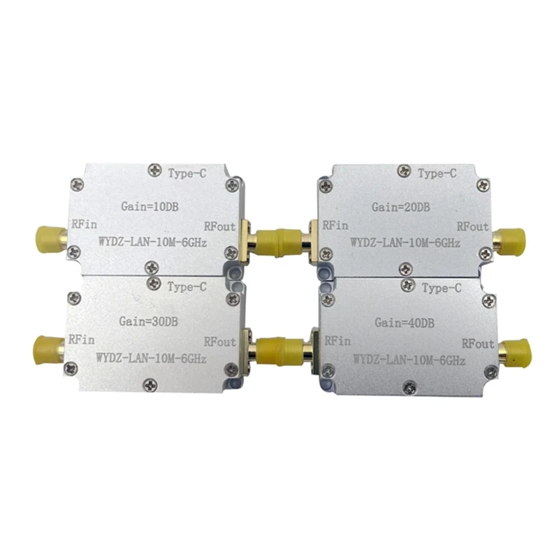 10M-6Ghz High Flatness Amplifier Gain RF Drive Signal Receiver Image Transmission GPS Software Radio FM