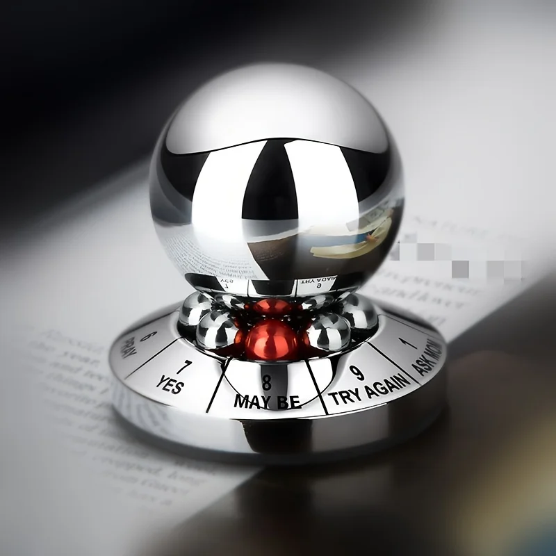 ميتال فورتشن نبوءة القدر محظوظ القرار الكرة المنزل مكتب إصبع الدوار مكافحة الإجهاد الكبار الإجهاد تخفيف لعبة الهدايا
