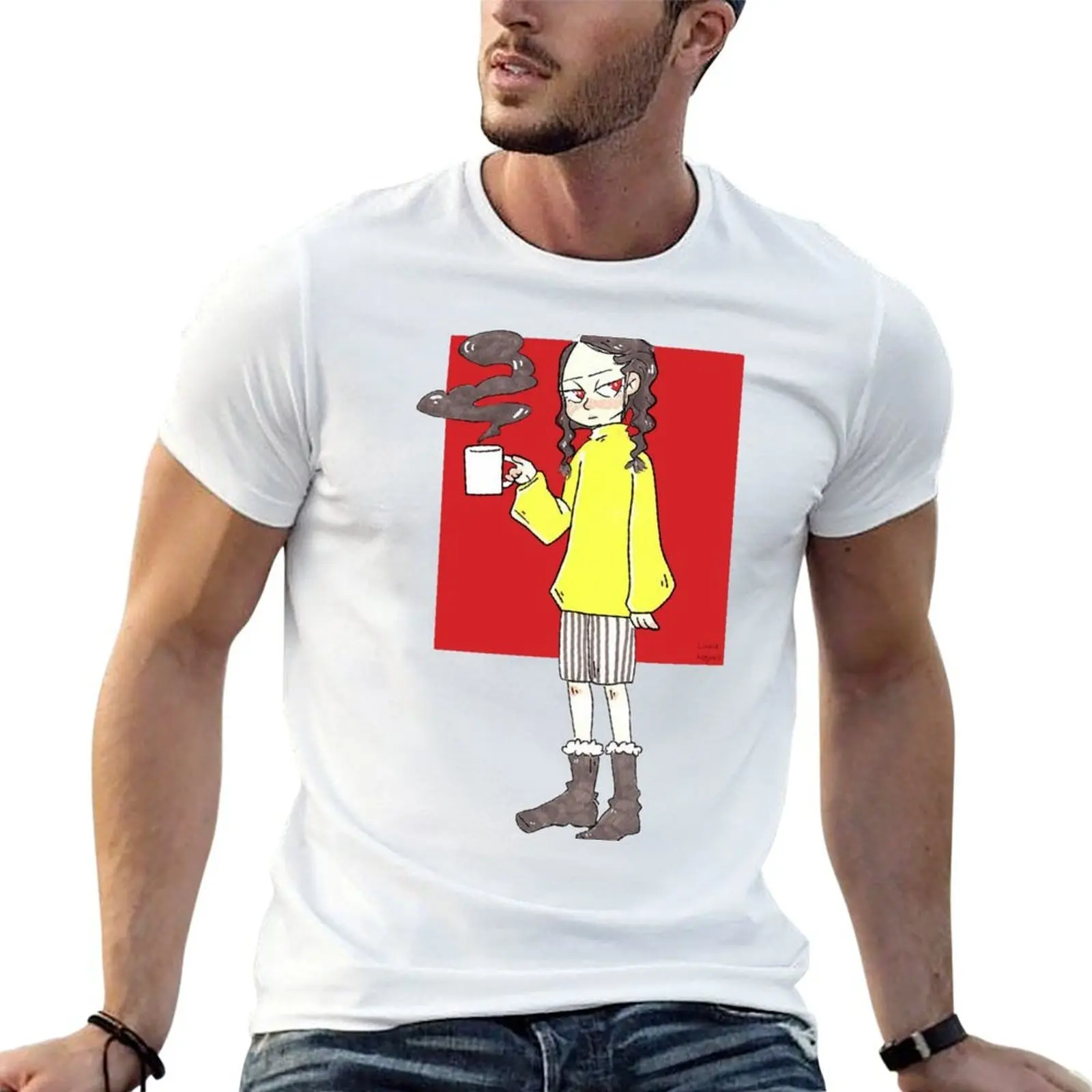 T Luxus hohes T-Shirt Heiße Qualität Markenhemden T-Shirts Schokolade T-Mann Herren Baumwolle hohe grafische Hemden Qualität